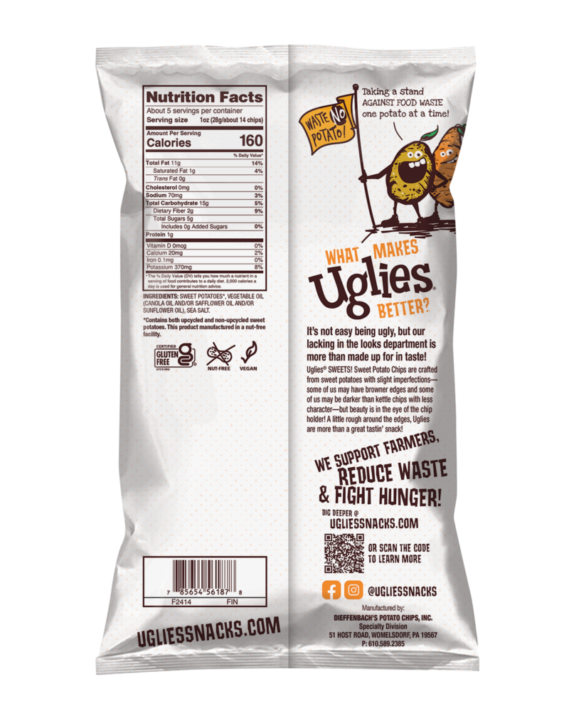 Uglies® Sea Salt Kettle Chips - Uglies Snacks