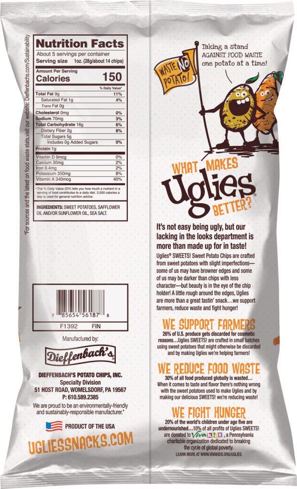 Uglies® Sweets Potato Chips - Uglies Snacks